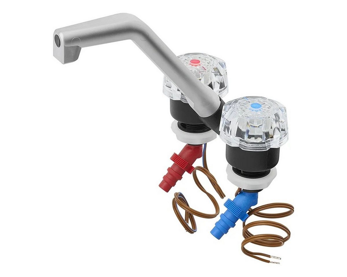 Moritz Wassertank Wasserhahn 12V Camping Mischbatterie mit Drehknöpfen von Moritz