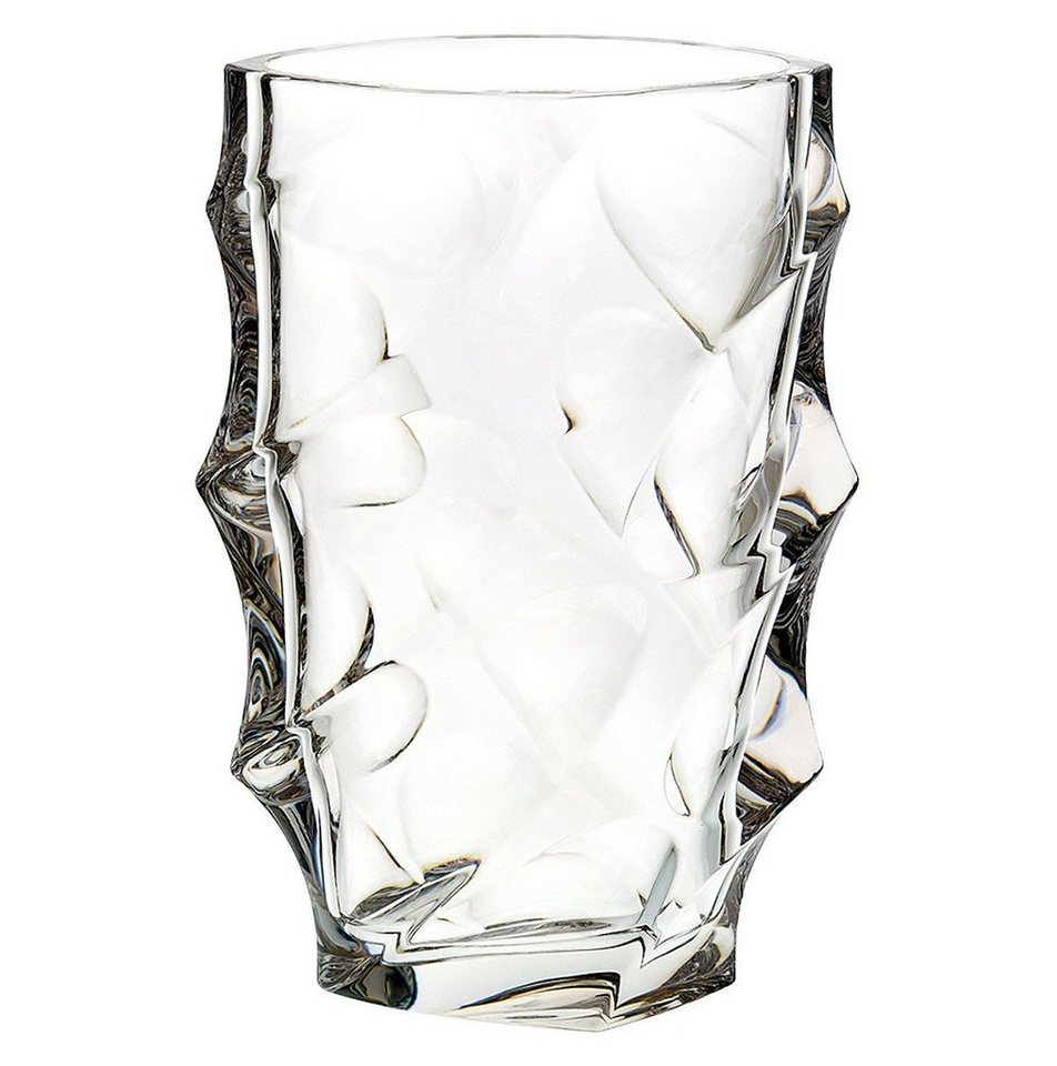 Morleos Dekovase Deko Design Blumenvase Tischvase Vase unzerbrechlich transparent klar (1 St) von Morleos