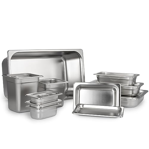 Morleos GN 1/9 150 mm - 1,4 L Gastronormbehälter aus rostfreiem Edelstahl 176 x 108 mm | stapelbar & rostfreier GN Behälter | Gastronomie-, Event- & Catering Zubehör aus robusten 0,7 mm Stahl Morleos GN 1/9 150 mm - 1,4 L Gastronormbehälter aus rostfreiem Edelstahl 176 x 108 mm | stapelbar & rostfreier GN Behälter | Gastronomie-, Event- & Catering Zubehör aus robusten 0,7 mm Stahl von Morleos