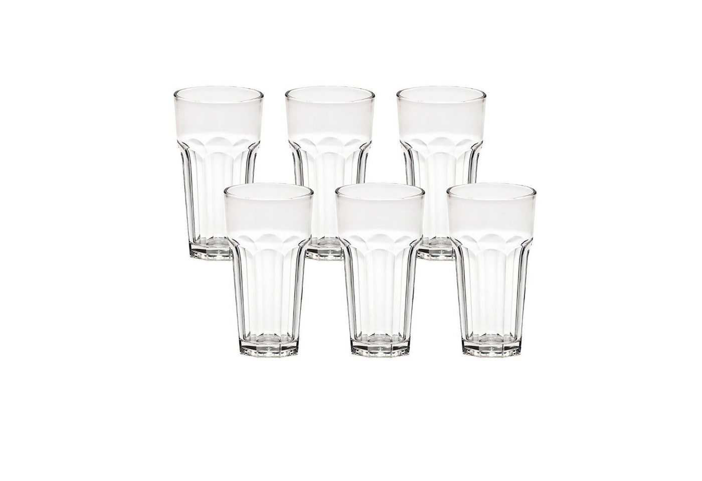 Morleos Gläser-Set unbreakable Trinkglas unzerbrechliches Wasser Glas Wandern Camping Bar, Kunststoff Polycarbonat von Morleos