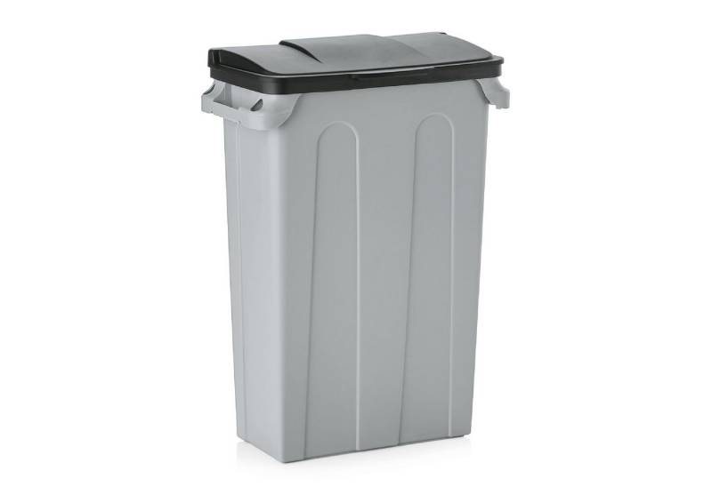 Morleos Mülleimer - 75 Liter Abfalleimer Mülltonne graue Abfalltonne 3,8 kg von Morleos