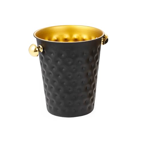 Morleos Sektkühler Hammerschlag Edition | Farbe: Schwarz | 19,7x23cm 7 Liter | Edelstahl | Flaschenkühler Weinkühler Champagnerkühler Getränkekühler Eiswürfelbehälter Eiseimer Gastronomie Barzubehör Morleos Sektkühler Hammerschlag Edition | Farbe: Schwarz | 19,7x23cm 7 Liter | Edelstahl | Flaschenkühler Weinkühler Champagnerkühler Getränkekühler Eiswürfelbehälter Eiseimer Gastronomie Barzubehör von Morleos