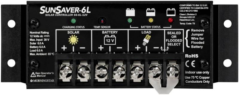 Morningstar Solarladeregler Morningstar Sunsaver SS-20L 12V von Morningstar