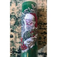 Weihnachtsmann Kerze | Grün von MorningstarWitchery