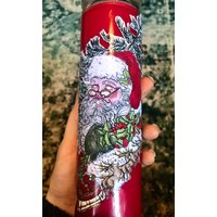 Weihnachtsmann Kerze | Rot von MorningstarWitchery