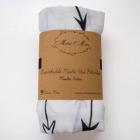Pfeile Monochrome Design Muslin Swaddle Decke, Große 47 X Zoll von MoroMooDesigns