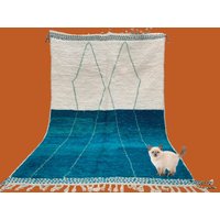 Handgewebter Beni Ourain Wollteppich | 2, 8 X 3 M Abstrakter Rauten Berber Teppich Handgewebter Beni Ourain Wollteppich | 2, 8 X 3 M Abstrakter Rauten Berber Teppich von MoroccanLooms