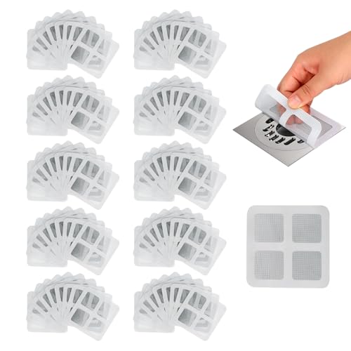 100 Stück Wegwerfbare Duschabfluss Haarfänger, Disposable Shower Drain Stickers, Multifunktionaler Einweg-Kanalisationsfilter für den Bodenablauf, Haarsieb Dusche für Balkone, Waschbecken 100 Stück Wegwerfbare Duschabfluss Haarfänger, Disposable Shower Drain Stickers, Multifunktionaler Einweg-Kanalisationsfilter für den Bodenablauf, Haarsieb Dusche für Balkone, Waschbecken von Morocket
