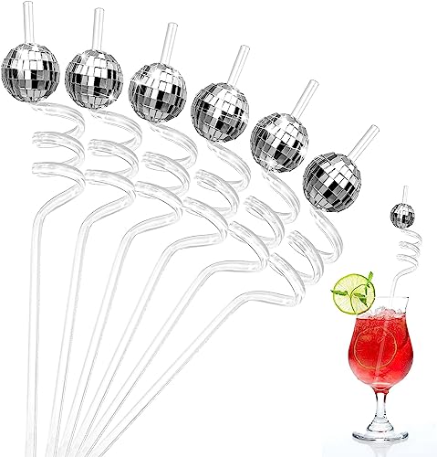 Morofme Mirror Disco Ball 12pcs, Silver Disco Light Mirror Ball Decor Reusable Cocktail for Disco Birthday 70s Theme Retro Bar Karaoke Dance Holiday Wedding Das Produkt ist wiederverwendbar Morofme Mirror Disco Ball 12pcs, Silver Disco Light Mirror Ball Decor Reusable Cocktail for Disco Birthday 70s Theme Retro Bar Karaoke Dance Holiday Wedding Das Produkt ist wiederverwendbar von Morofme