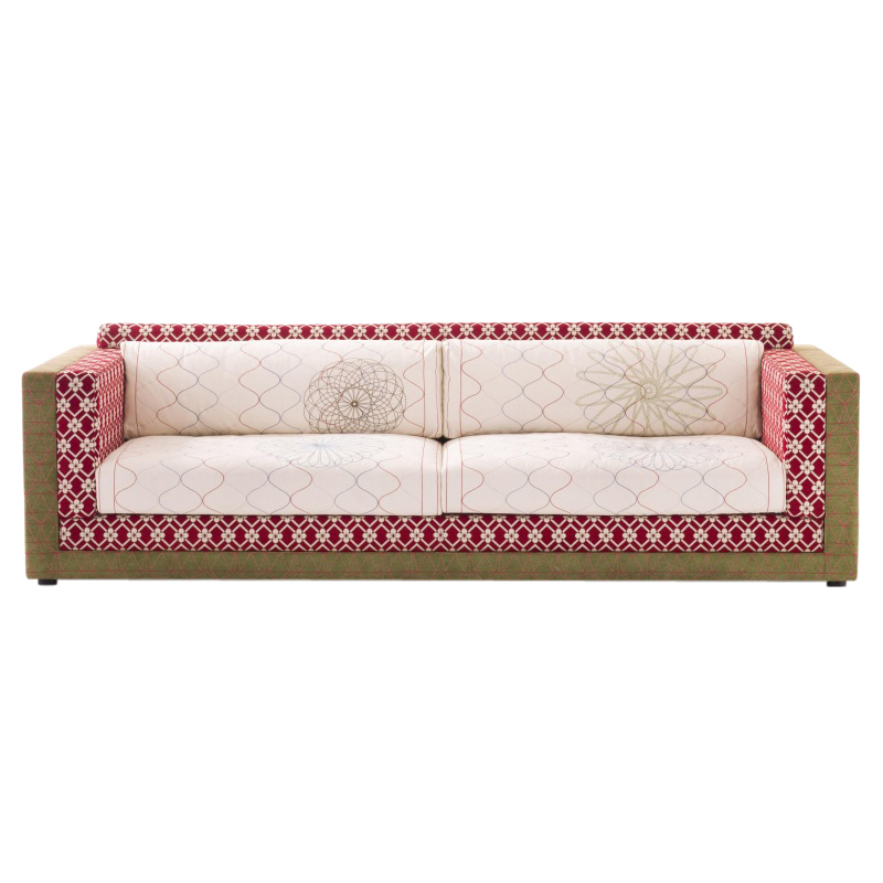 Moroso - Karmakoma Sofa 3 Sitzer - mehrfarbig/BxHxT 250x74x105cm von Moroso