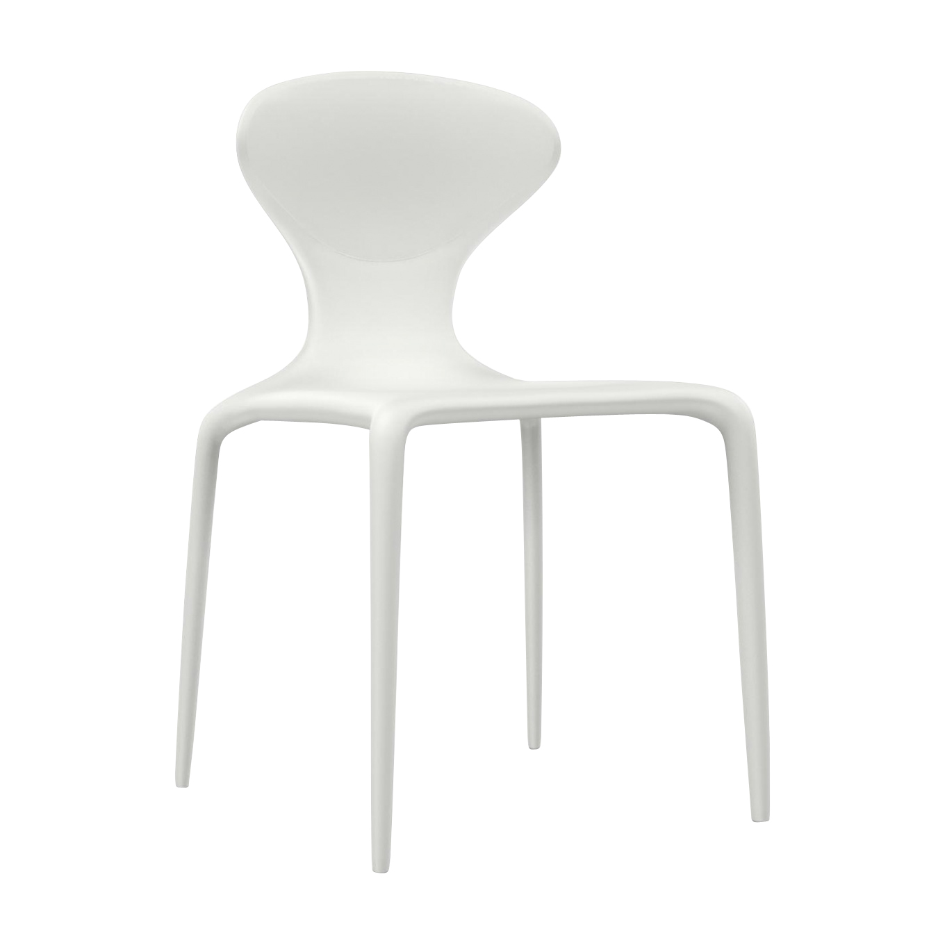 Moroso - Supernatural Stuhl - reinweiß RAL9010/matt/BxHxT 49x81x50cm von Moroso