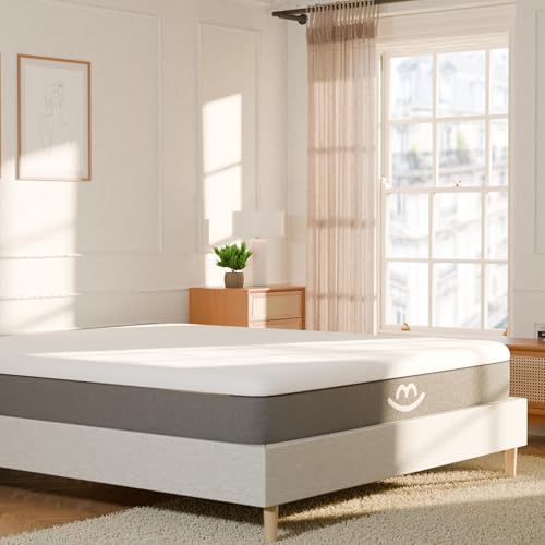 Latex- und Schaumstoffmatratze 90x190cm | 25 cm Dicke | Gel-Memory-Schaum und 100% Naturlatex und 5 Schichten Gaia-Schaum | 2 Schlafseiten | Unterstützung: mittelfest | MORPHEA Frankreich von Morphea France