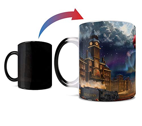 Thomas Kinkade (The Polar Express) wärmeempfindliche Tasse von Morphing Mugs