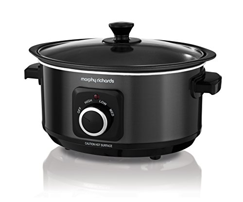 (Black) - Morphy Richards Slow Cooker Sear and Stew 460012 3.5L Black Slowcooker von Morphy Richards