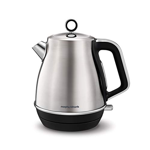 Morphy Richards 104406EE Evoke Wasserkocher Jug 2.2 KW gebürstet, Metall Edelstahl von Morphy Richards