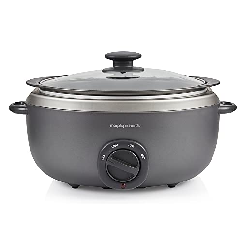 Morphy Richards 461022 Ovaler Anbraten und Eintopf 6,5 Liter Slow Cooker Titan von Morphy Richards