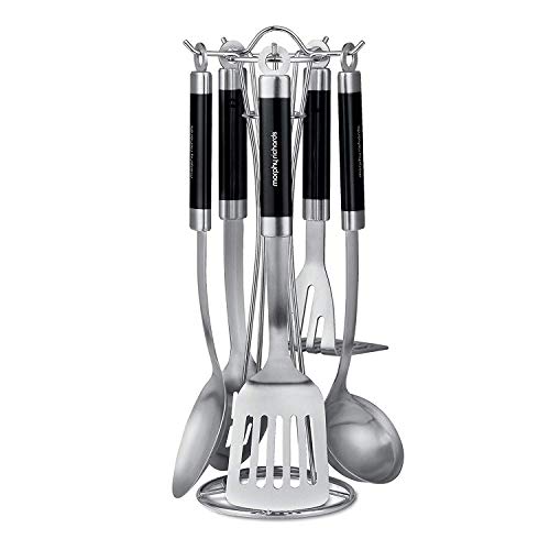 Morphy Richards 46825 5-teiliges Küchenutensilien-Set aus Edelstahl schwarz/Silber von Morphy Richards