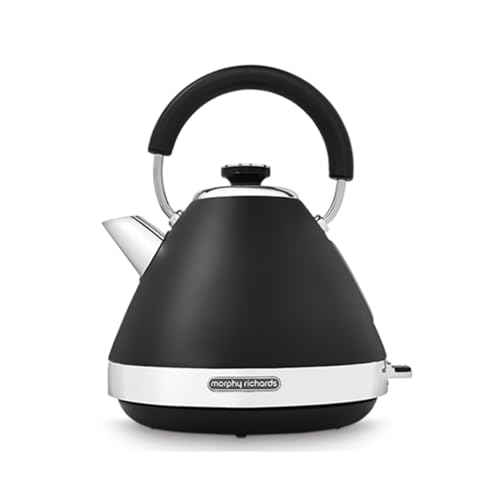 Morphy Richards Venture Pyramid Wasserkocher, schwarz, 100131 von Morphy Richards