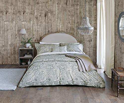 Morris & Co Wandle Bettbezug grau, 100% Baumwollperkal, Fadenzahl 220, Doppelbett Morris & Co Wandle Bettbezug grau, 100% Baumwollperkal, Fadenzahl 220, Doppelbett von Morris & Co
