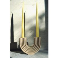 Moderne Tisch Vermehrung Kerzenhalter Coil Candelabra von MorseStudioCo