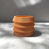 "stacking "Reese's Coaster" Orange Matte Finish." von MorseStudioCo