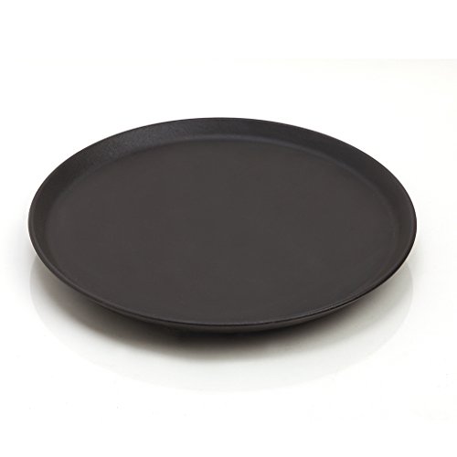 Morsø Bratteller – Brat-Platte aus Gusseisen, BBQ Plancha für Gasgrill, Outdoor Ofen und Kohle-Grill, im cleanen Design, Ø 32 cm, Schwarz von Morsø