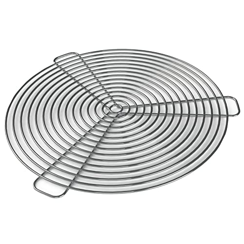 Morsø Ignis Grillrost – rundes Grillgitter aus poliertem, rostfreiem Stahl, Grillaufsatz für Ignis Feuerstelle, im cleanen Design von Morsø