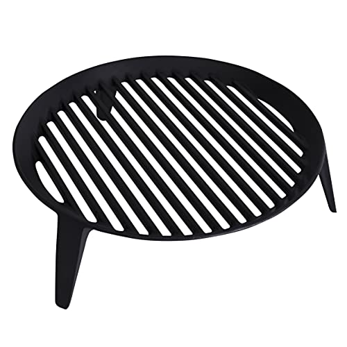 Morsø Tuscan Grill Grillrost – Grillgitter aus Gusseisen, Grillaufsatz für Grill und Outdoor Ofen, im cleanen Design, Ø 31.8 cm, Schwarz von Morsø