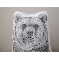 Bär Wurfkissen Plüsch Dekorative Kissen Tier Geformt Gefüllte Handbemalt Schwarzen Und Weißen Wald Bär Wurfkissen Plüsch Dekorative Kissen Tier Geformt Gefüllte Handbemalt Schwarzen Und Weißen Wald von MosMea
