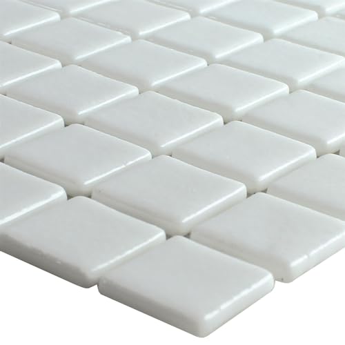 Glas Schwimmbad Pool Mosaik Lagune R11C Weiß Dauernassbereich Unterwasser von Mosafil
