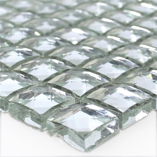 Glasmosaik Fliesen Silber Duschboden Fußboden Duschwand Küche Außen Brilliant Glasmosaik Fliesen Silber Duschboden Fußboden Duschwand Küche Außen Brilliant von Mosafil