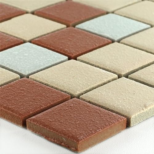 Keramikmosaik Fliesen Matte Terrakotta Boden Wand Bad Dusche Küche Wellness Spa von Mosafil