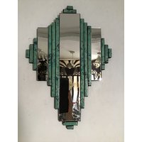 Spiegel, Art Deco, Handgefertigt, Dekoratives Kunstdesign, Heimdekoration Spiegel, Art Deco, Handgefertigt, Dekoratives Kunstdesign, Heimdekoration von MosaicArtisan