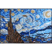 Van Gogh Art - Sternennacht Deko Vincent Van Gogh Wunderschönes Kunstwerk Nachtszene Wohnzimmer Hängend von MosaicNaturalLLC