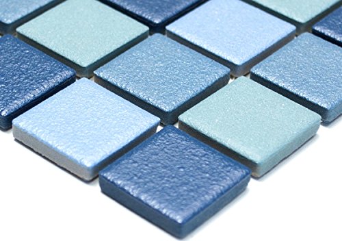 Keramik Mosaik blau türkis Poolmosaikfliese RUTSCHEMMEND DUSCHTASSE BODENFLIESE Fliesenspiegel Küche Wand - MOS18-0404-R10 / 1 Mosaikmatte Keramik Mosaik blau türkis Poolmosaikfliese RUTSCHEMMEND DUSCHTASSE BODENFLIESE Fliesenspiegel Küche Wand - MOS18-0404-R10 / 1 Mosaikmatte von conwire