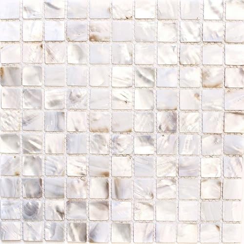 Mosaik Fliese Muschel permutt für WAND BAD WC DUSCHE KÜCHE FLIESENSPIEGEL THEKENVERKLEIDUNG BADEWANNENVERKLEIDUNG Mosaikmatte Mosaikplatte von conwire