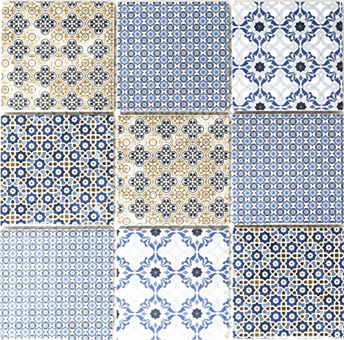 Mosaik Quadrat Classico mix Keramik | 10 Mosaikmatten Mosaik Quadrat Classico mix Keramik | 10 Mosaikmatten von conwire
