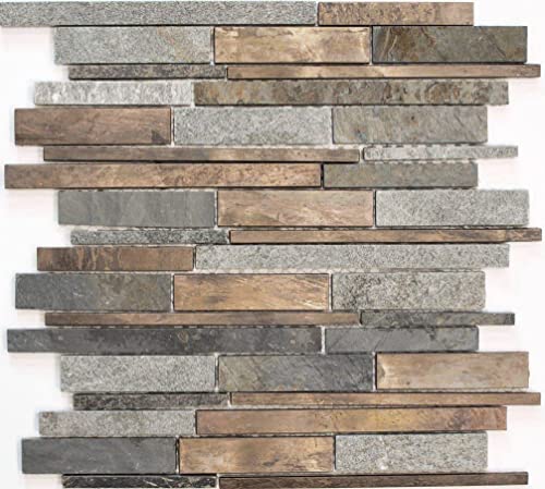 Mosaik Fliese Stein Kupfer grau rost kupfer Verbund Stein für WAND BAD WC DUSCHE KÜCHE FLIESENSPIEGEL THEKENVERKLEIDUNG BADEWANNENVERKLEIDUNG Mosaikmatte Mosaikplatte Mosaik Fliese Stein Kupfer grau rost kupfer Verbund Stein für WAND BAD WC DUSCHE KÜCHE FLIESENSPIEGEL THEKENVERKLEIDUNG BADEWANNENVERKLEIDUNG Mosaikmatte Mosaikplatte von conwire