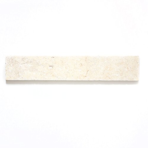 Sockel Kalkstein Naturstein weißgelb Sockel Seabed Limestone brushed für WAND BAD WC DUSCHE KÜCHE Mosaikmatte Mosaikplatte von conwire