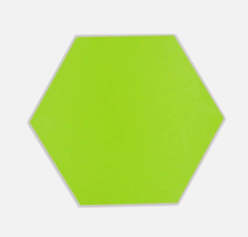 Mosani Fliesenaufkleber 10 Stück Selbstklebende Wandfliesen Hexagon Vinyl Fliesen 0,2m² grün (10-teilig, Set), Spritzwasserbereich geeignet, Küchenrückwand Spritzschutz von Mosani