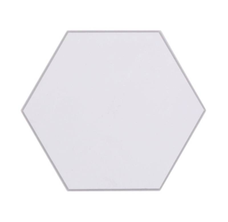 Mosani Fliesenaufkleber 10x Selbstklebende Wandfliesen Hexagon Klebekachel 0,2m² weiss (Set, 10-teilig), Spritzwasserbereich geeignet, Küchenrückwand Spritzschutz von Mosani