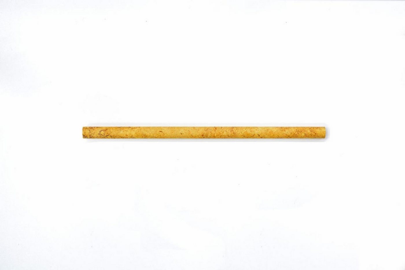Mosani Fliesen-Bordüre Profil Travertinmosaik Borde gelb matt / 10 Stück von Mosani