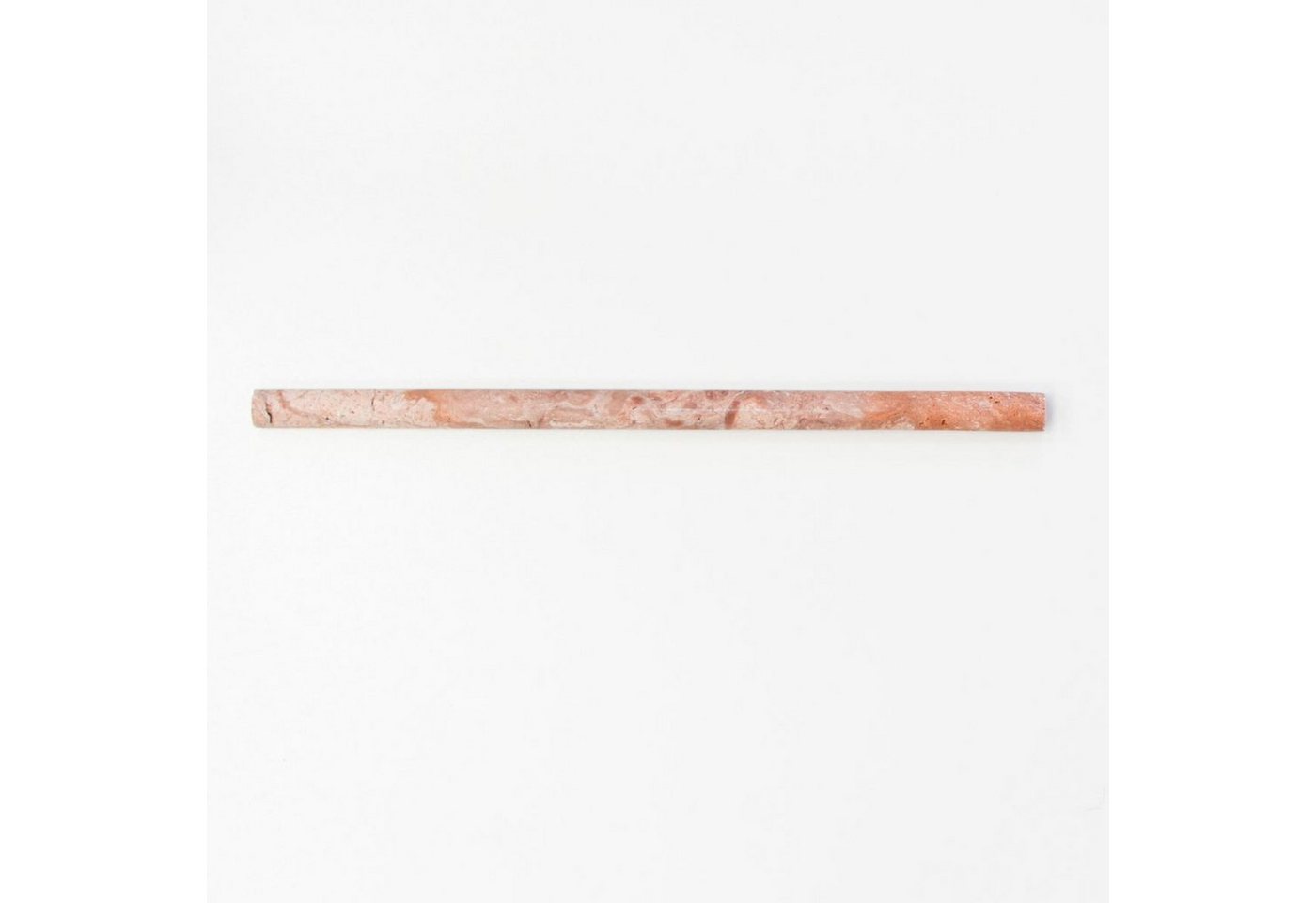Mosani Fliesen-Bordüre Profil Travertinmosaik Borde rot matt / 10 Stück von Mosani
