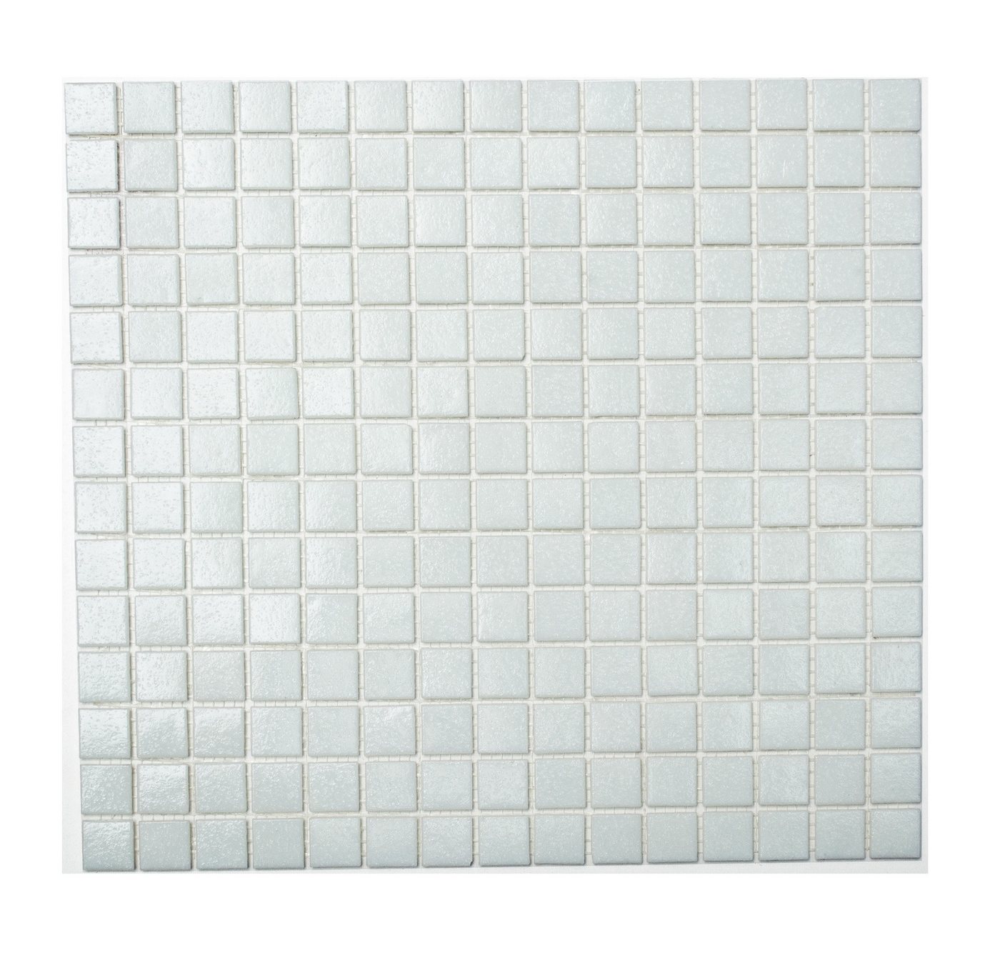 Mosani Bodenfliese Glasmosaik Mosaikfliese superweiss Spots Dusche BAD WAND Küchenwand von Mosani