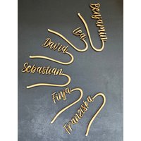 50 Personalisierte Namensschilder Zum Einhängen Ins Glas Aus Holz von MoselWoodArt