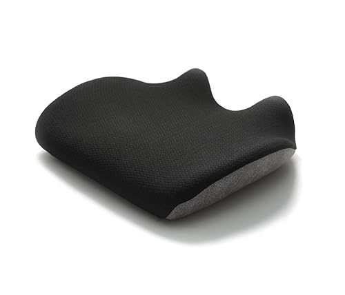 Ergonomic Seat Cushion Office Chair Orthopaedic Seat Cushion Premium Memory Foam Seat Cushion Chair Cushion Pressure Relieving Coccyx Cushion Breathable Chair Cushion for Car Chair Black/Gray von Mosh