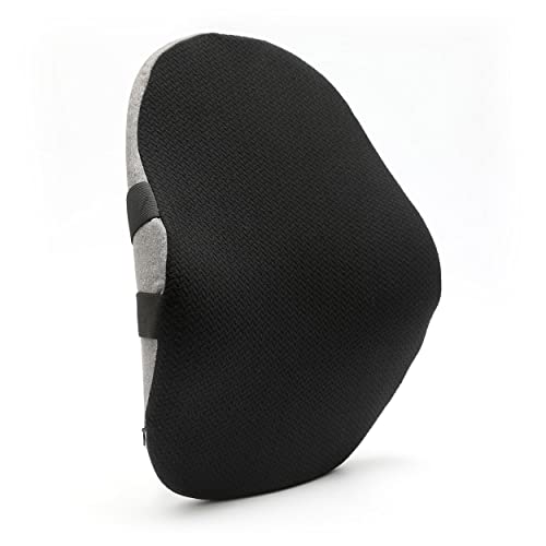 Mosh ERGO2 H1C Ergonomisches Rückenkissen aus Memory Schaum (Schwarz/Grau) von Mosh