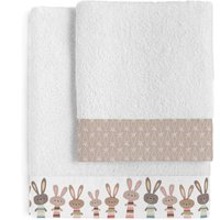 Moshi Moshi | 2er-Set Handtücher Rabbit Familie von Moshi Moshi