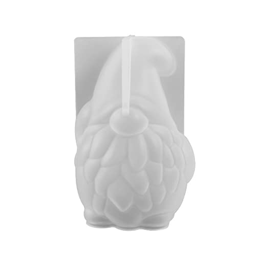 Moslate Wichtel-Silikonform – 3D-Wichtel-Ornament-Form, Zwerg-Gießform Für Die Kerzenherstellung, DIY-Pralinen-Süßigkeits-Kuchen-Backform, Für Ofen, Kühlschrank von Moslate