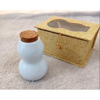 4" Wohlwollende Milchglas Urnen Kork Stopper Dekorative Aufbewahrungstasche Mini Cremation von MosquitoCreekGoods